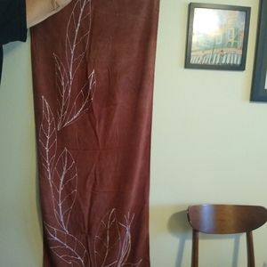 Wear Some Art!!Crazy Beautiful Vintage Handmade and Signed Batik Scarf or Wrap